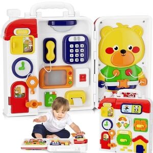 New Busy Boaed Toy Montessori Learning Educational Babies Toddler Travel Car Kid